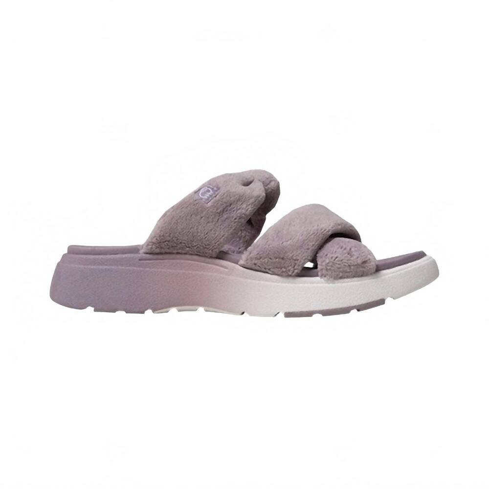 NEW LAMO women's tiki slide sandal in purple